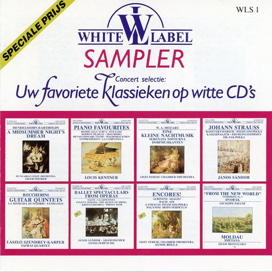 Various - Concert Selectie: Uw Favoriete Klassieken Op Witte CD's (CD) Compact Disc Goede Staat