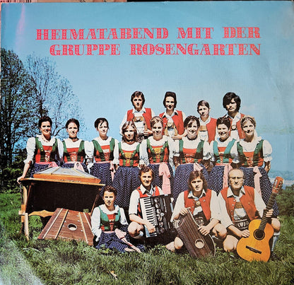 Volkstanz- und Singgruppe Rosengarten - Heimatabend Mit Der Gruppe Rosengarten (LP) 51103 Vinyl LP Goede Staat