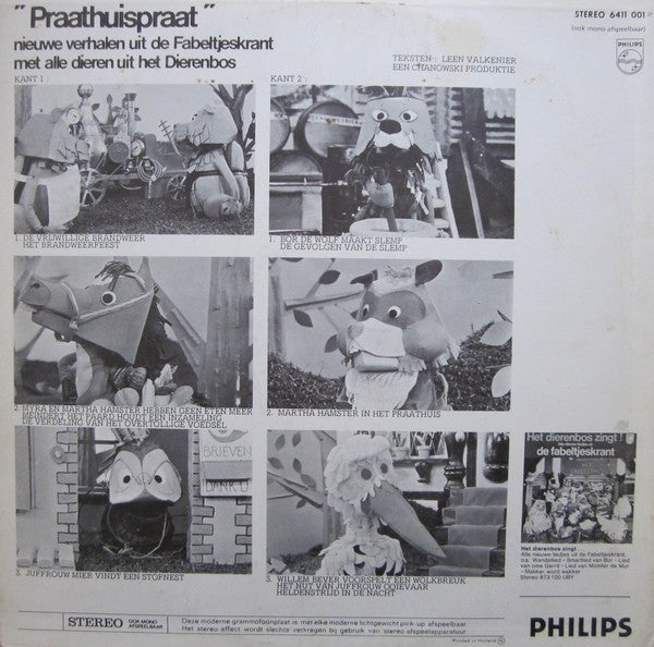 Fabeltjeskrant - Praathuispraat (LP) 49000 Vinyl LP Goede Staat