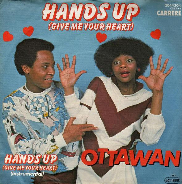 Ottawan - Hands Up (Give Me Your Heart) 37952 Vinyl Singles Goede Staat