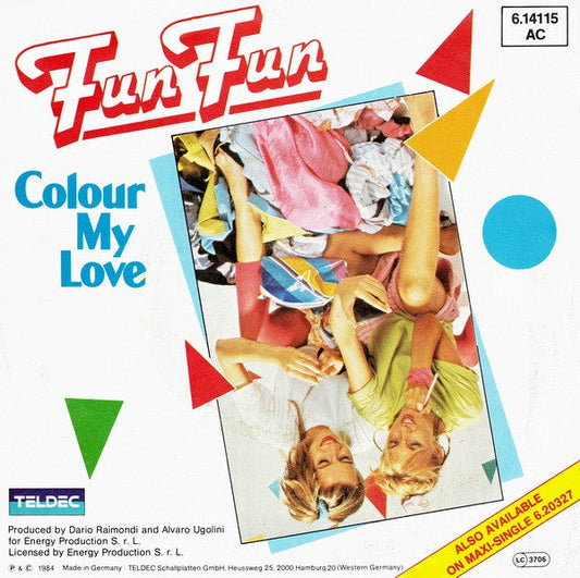 Fun Fun - Colour My Love 38333 Vinyl Singles Goede Staat