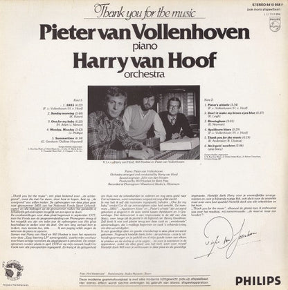 Pieter van Vollenhoven, Harry van Hoof ‎- Thank You For The Music (LP) 50951 Vinyl LP Goede Staat