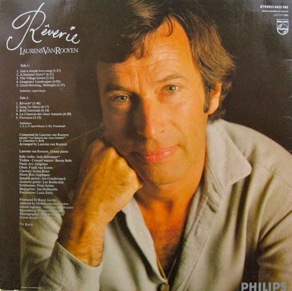 Laurens van Rooyen - Rêverie (LP) 50301 Vinyl LP Goede Staat