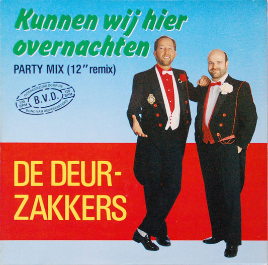 Deurzakkers - Kunnen Wij Hier Overnachten (Maxi-Single)  50237 Maxi-Singles Goede Staat