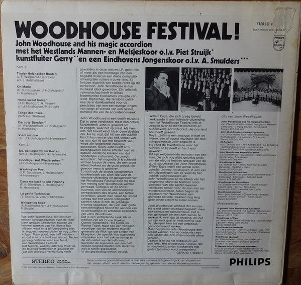 John Woodhouse - Woodhouse Festival (LP) 40848 Vinyl LP Goede Staat