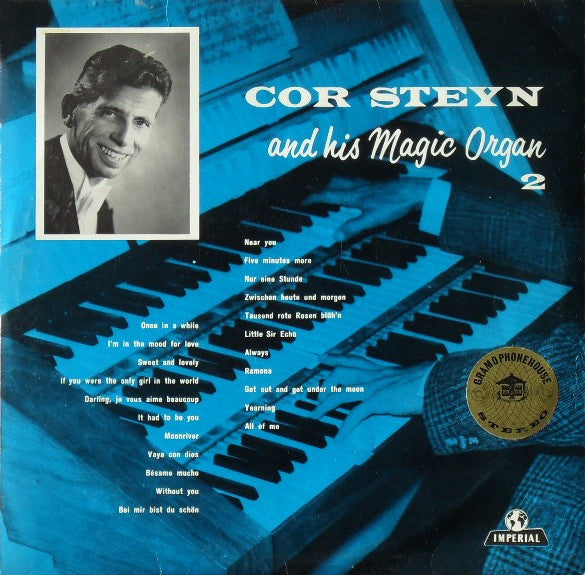 Cor Steyn - Cor Steyn And His Magic Organ 2 (10") 50528 Vinyl LP 10" Goede Staat