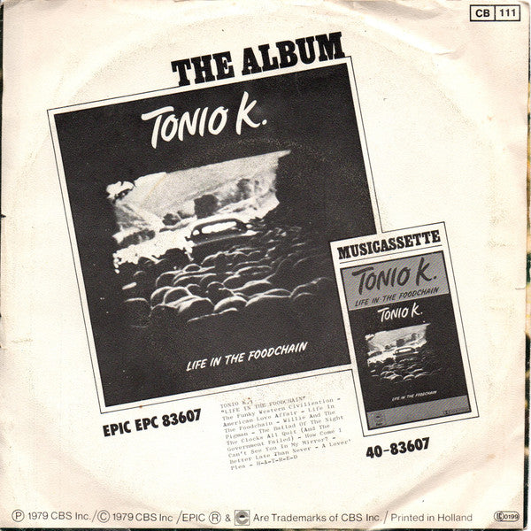 Tonio K. - The Funky Western Civilization 38581 Vinyl Singles Goede Staat