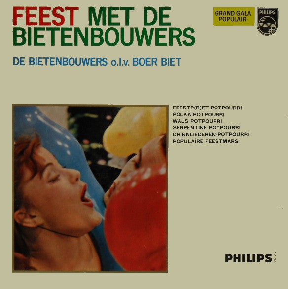 Bietenbouwers - Feest Met De Bietenbouwers (10") Vinyl LP 10" Goede Staat