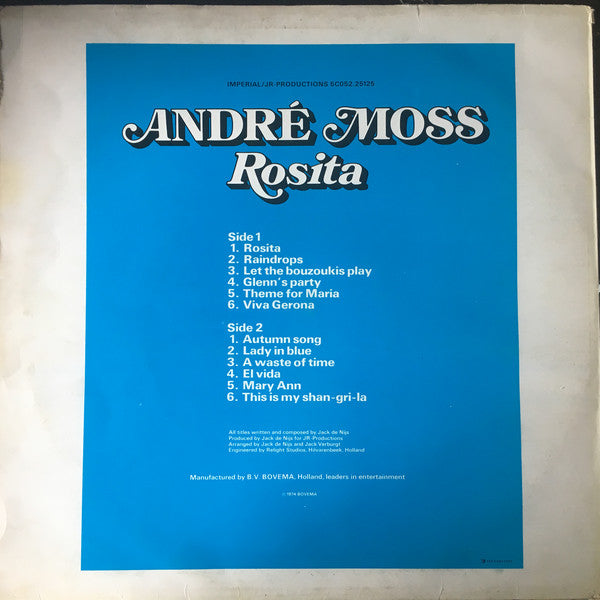 Andre Moss - Rosita (LP) 44484 Vinyl LP Goede Staat