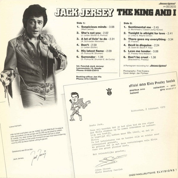 Jack Jersey - The King And I (LP) 41046 Vinyl LP Goede Staat