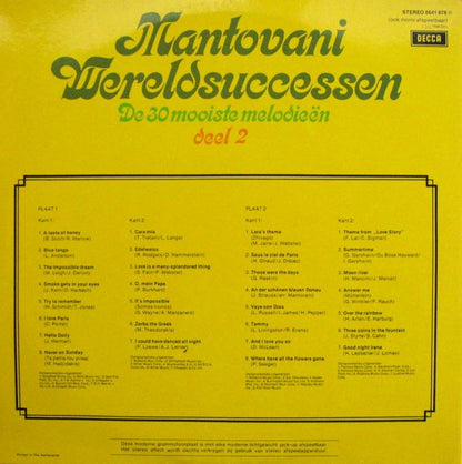 Mantovani - Wereldsuccessen Deel 2 - De 30 Mooiste Melodieën (LP) Vinyl LP Dubbel Goede Staat