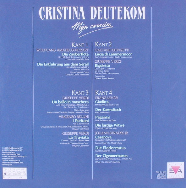 Cristina Deutekom - Mijn Carriere (LP) 41182 Vinyl LP Goede Staat