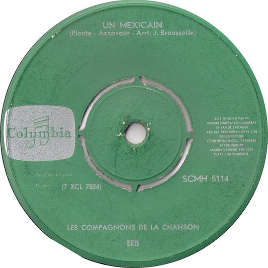 Compagnons De La Chanson - Y'Aura Toujours (EP) 13874 Vinyl Singles Goede Staat