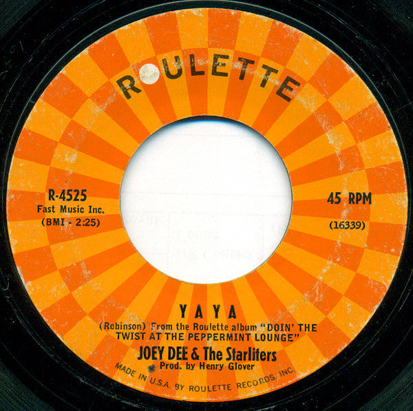 Joey Dee - Ya Ya 39233 Vinyl Singles Goede Staat