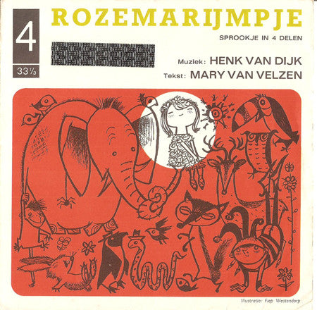 Mies Bouwman - Rozemarijmpje 4 (Flexi-disk) 34207 Flexidisc Goede Staat