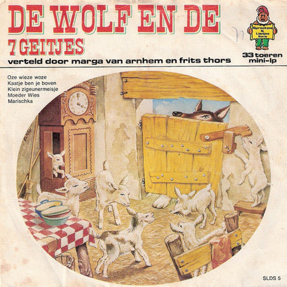 Marga van Arnhem En Frits Thors - De Wolf En De 7 Geitjes 23574 35484 Vinyl Singles Goede Staat