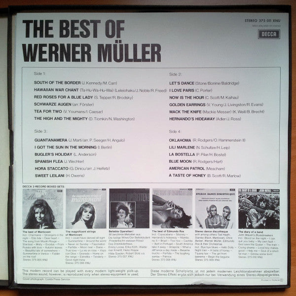 Werner Müller - The Best Of Werner Müller (LP) 50245 Vinyl LP Dubbel Goede Staat