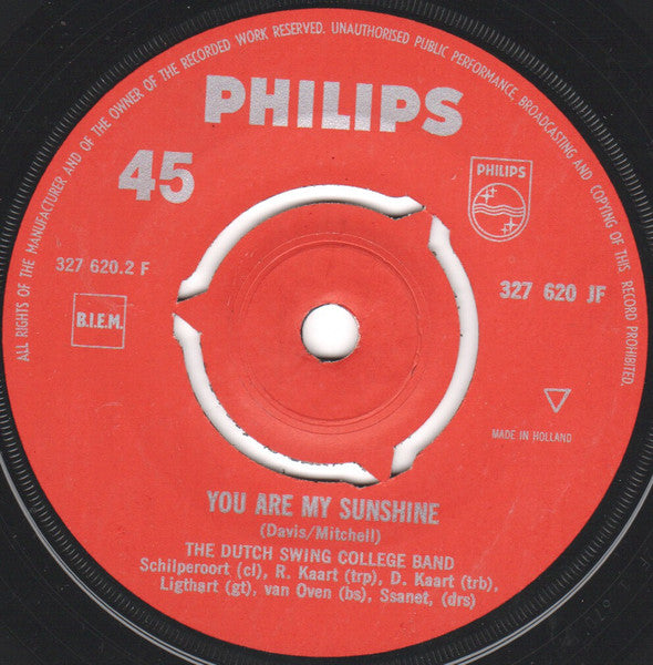 Dutch Swing College Band - Dominique 19467 Vinyl Singles Goede Staat ++