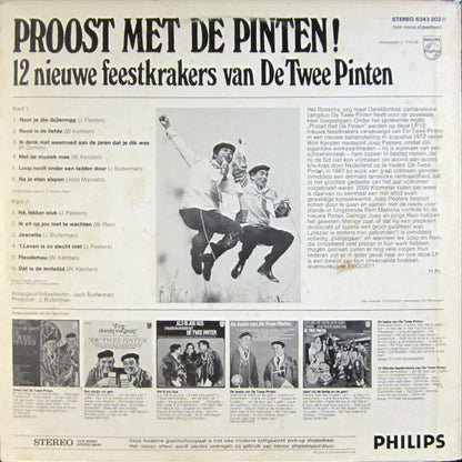 Twee Pinten - Proost Met Pinten! - 12 Nieuwe Feestkrakers Van Twee Pinten (LP) 50676 Vinyl LP Goede Staat