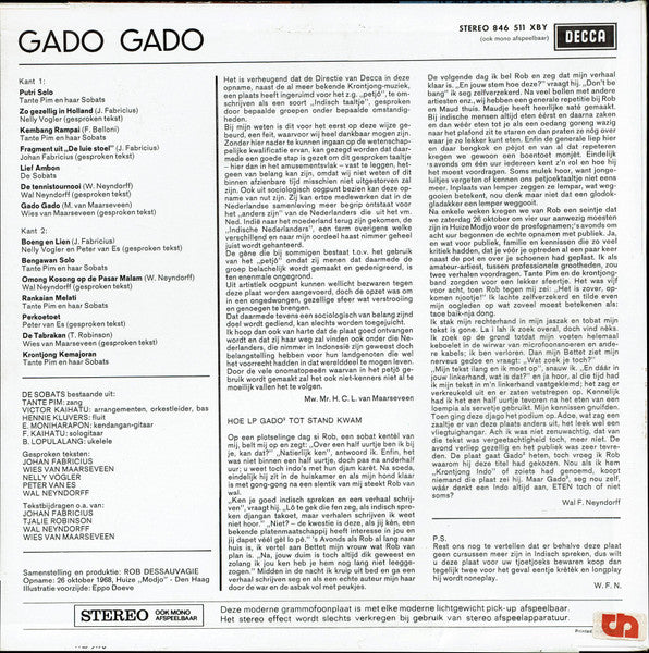 Various - Gado Gado (LP) 50221 Vinyl LP Goede Staat