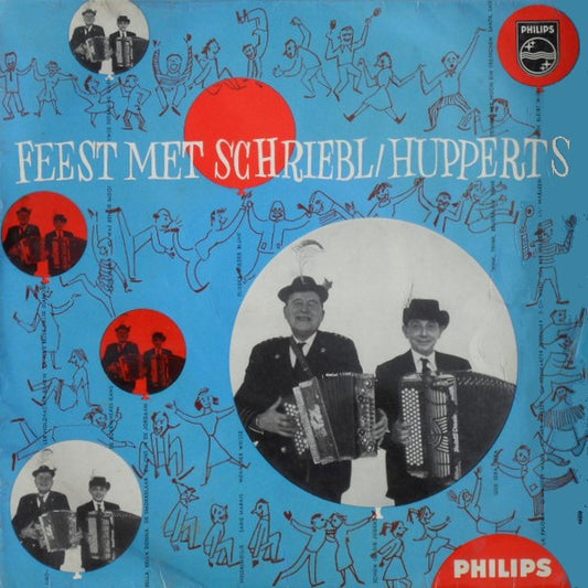 Harmonica Duo K. Schriebl / J. Hupperts - Feest Met Schriebl / Hupperts (10") 50505 Vinyl LP 10" Goede Staat