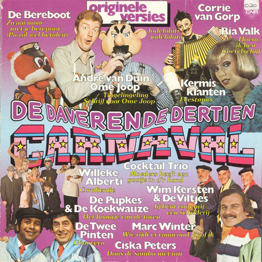 Various - De Daverende Dertien Carnaval (LP) Vinyl LP Goede Staat