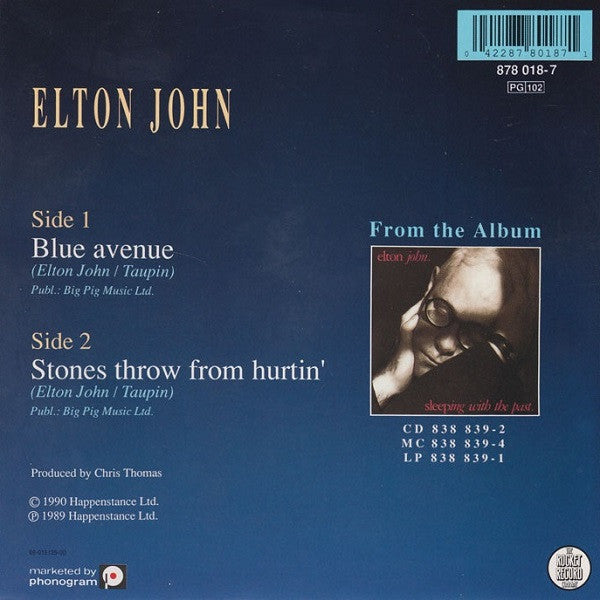 Elton John - Blue Avenue 37633 Vinyl Singles Goede Staat