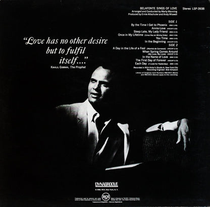 Harry Belafonte - Belafonte Sings Of Love (LP) 49908 Vinyl LP Goede Staat