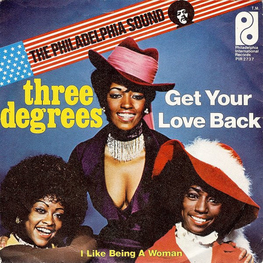 Three Degrees - Get Your Love Back 37885 Vinyl Singles Goede Staat