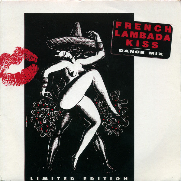 Lips-Kiss - French Lambada Kiss (Dance Mix) 19500 Vinyl Singles B-Keus (B)