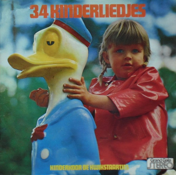 Kinderkoor De Kwikstaartjes - 34 Kinderliedjes Kinderkoor De Kwikstaartjes (LP) 49754 Vinyl LP Goede Staat