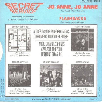 Secret Service - Jo-Anne, Jo-Anne 39330 Vinyl Singles Goede Staat