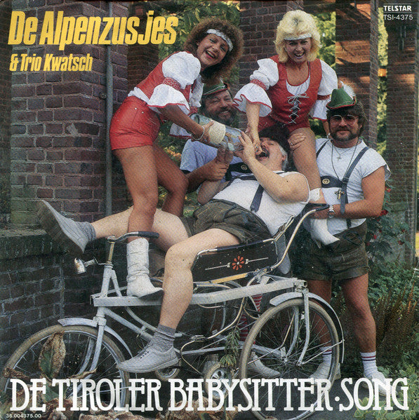 Alpenzusjes & Trio Kwatsch - De Tiroler Babysitter Song 34345 Vinyl Singles Goede Staat