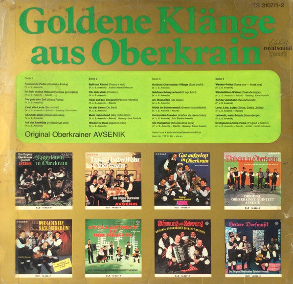 Slavko Avsenik Und Seine Original Oberkrainer - Goldene Klänge Aus Oberkrain (LP) 50297 Vinyl LP Dubbel Goede Staat