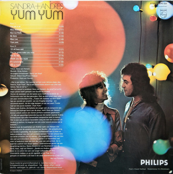 Sandra & Andres - Yum Yum (LP) 46825 Vinyl LP Goede Staat