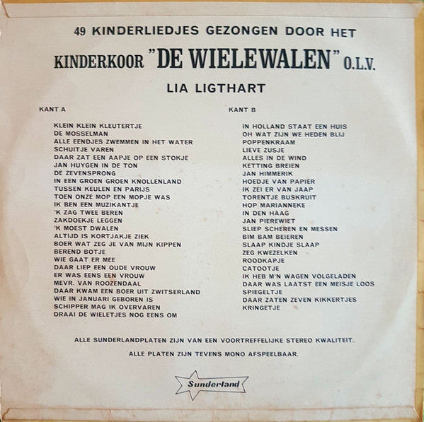 Wielewalen - 49 Kinderliedjes Gezongen Door Het Kinderkoor De Wielewalen (LP) 51242 Vinyl LP Goede Staat