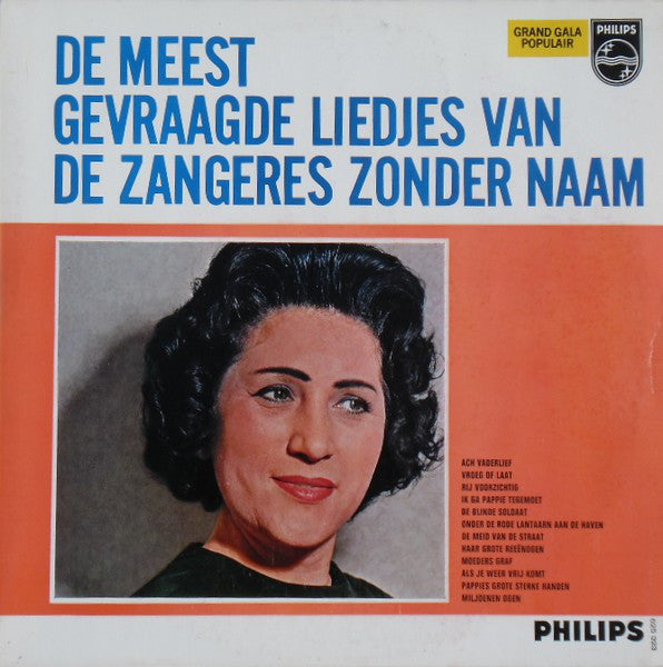 Zangeres Zonder Naam - De Meest Gevraagde Liedjes (LP) 41862 Vinyl LP Goede Staat