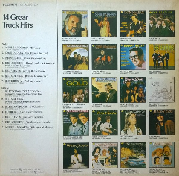 Various - 14 Great Truck Hits (LP) 49338 Vinyl LP Goede Staat