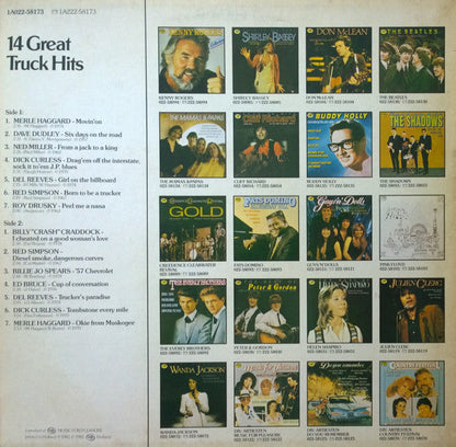 Various - 14 Great Truck Hits (LP) 49338 Vinyl LP Goede Staat