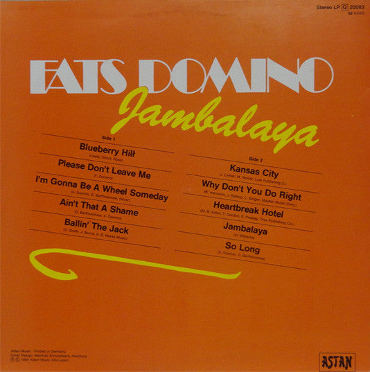 Fats Domino - Jambalaya (LP) 49793 Vinyl LP Goede Staat