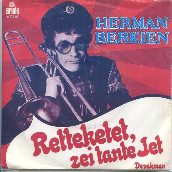 Herman Berkien - Retteketet, Zei Tante Jet 37355 Vinyl Singles Goede Staat