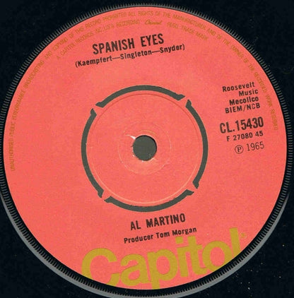 Al Martino - Spanish Eyes 19302 Vinyl Singles Hoes: Generic