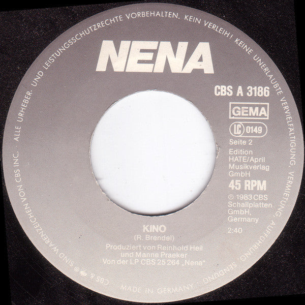 Nena - Leuchtturm 35431 Vinyl Singles Goede Staat