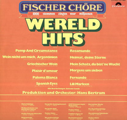 Fischer Chöre - Wereld Hits (LP) 50730 Vinyl LP Goede Staat