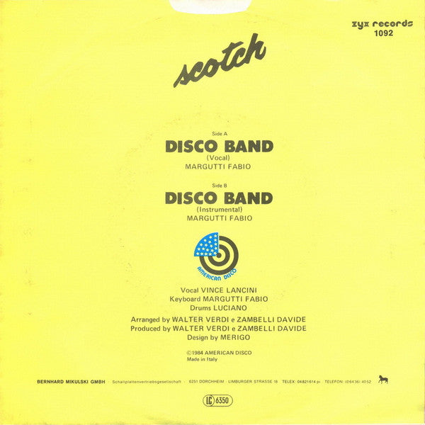 Scotch - Disco Band 39426 Vinyl Singles Goede Staat