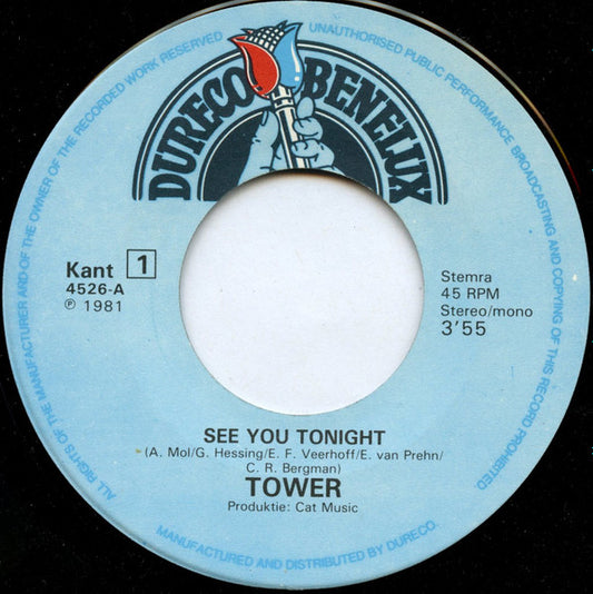 Tower - See You Tonight 38727 Vinyl Singles Goede Staat