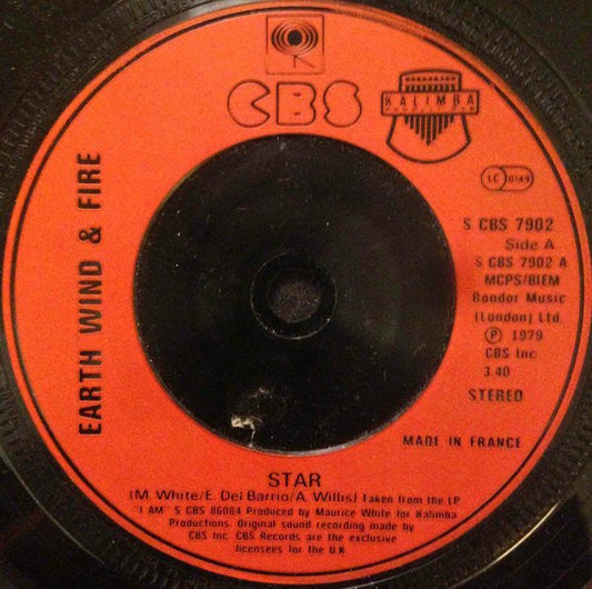 Earth Wind & Fire - Star 32625 Vinyl Singles Goede Staat