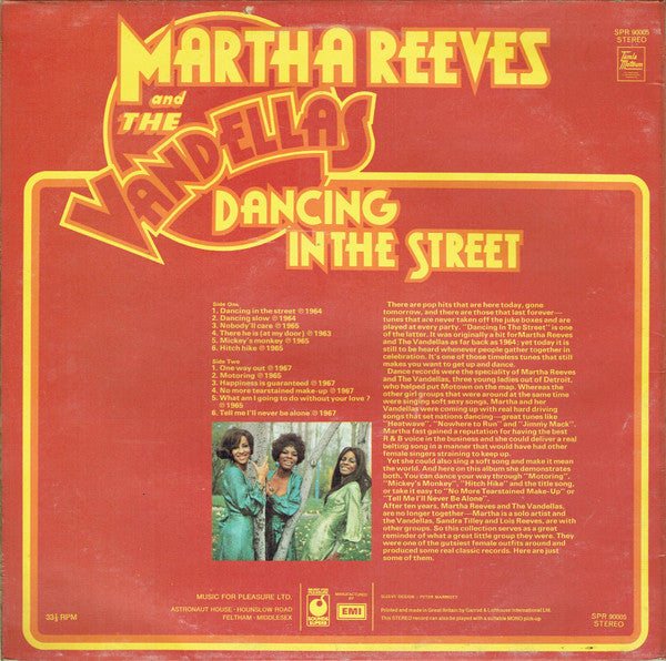 Martha Reeves & The Vandellas - Dancing In The Street (LP) 51174 Vinyl LP Goede Staat