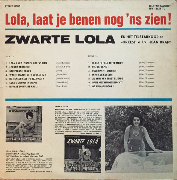 Zwarte Lola - Lola, Laat Je Benen Nog 'ns Zien! (LP) 49371 Vinyl LP Goede Staat