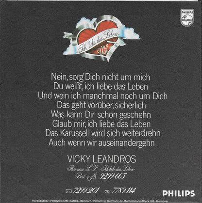 Vicky Leandros - Ja, Ja Der Peter Der Ist Schlau 19308 Vinyl Singles Goede Staat